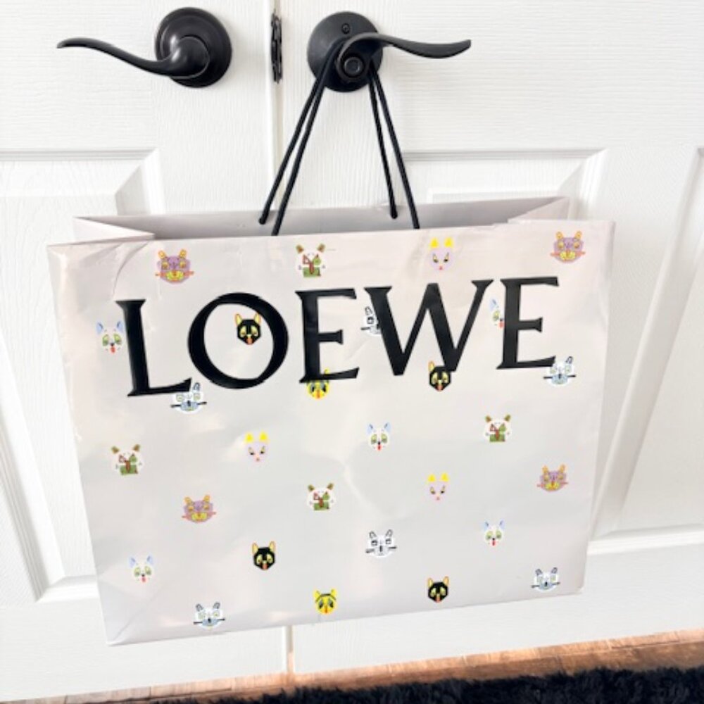 Loewe L. Wain Futurist Cat Limited Edition Holiday 2025 Shopping Bag Bundle - Picture 4 of 6